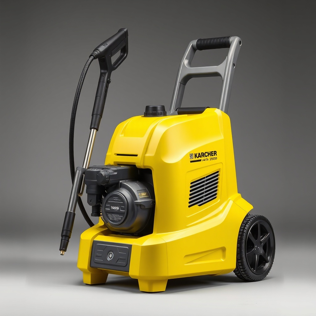 Karcher Vario 2000B motor bölümünün yakın çekimi